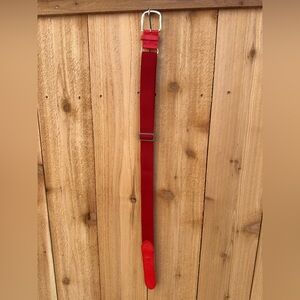 Kids Red Belt. Baseball. Softball.